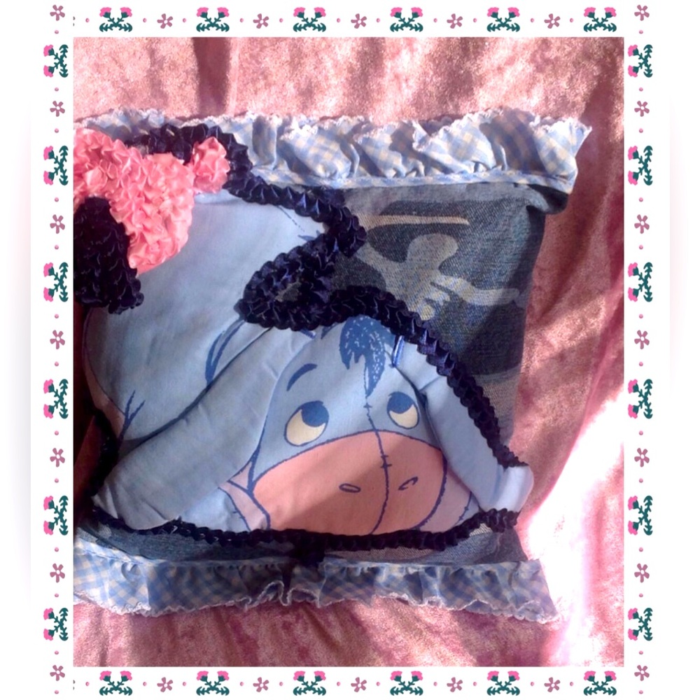 Hand Crafted Donkey Pillow Soap Sud-Scented Denim Jean Children - Picture 3 of 5
